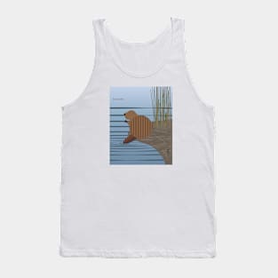 Minimal Zoo Art Series | A to Z  | Beaver Tank Top